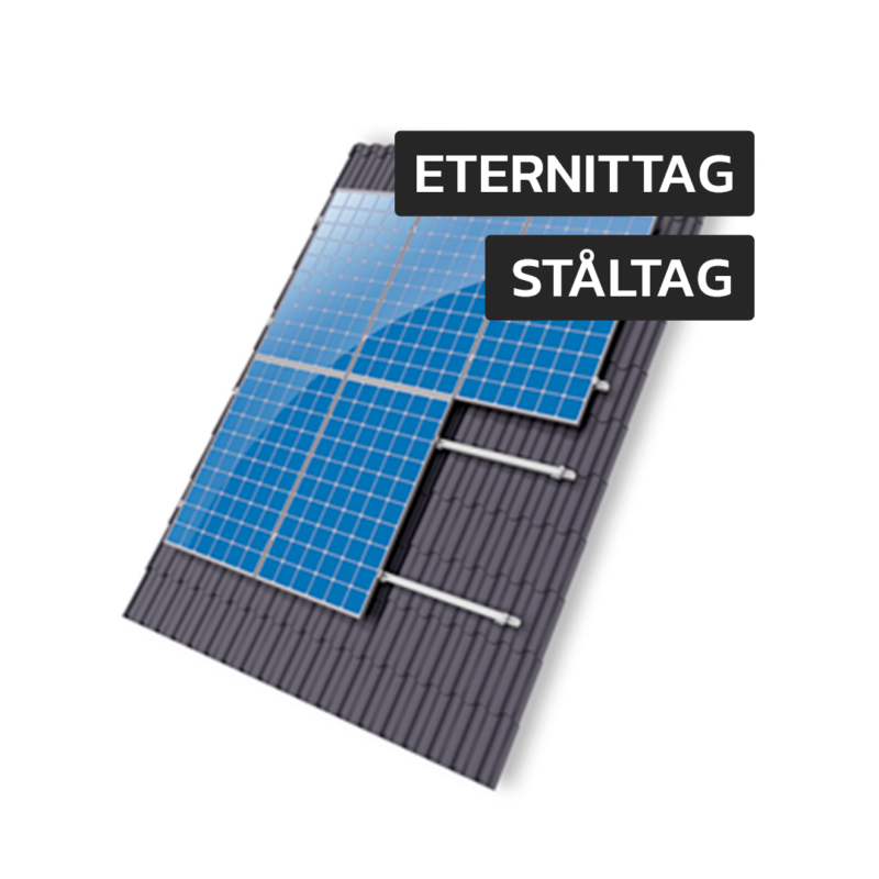 Komplet 15 Kwp Growatt Hybrid Solcelleanlæg Med 5 Kwh Batteri Til Alle Tagtyper