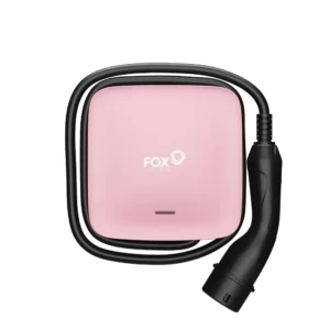 FoxESS L series EV Charger lyserød front