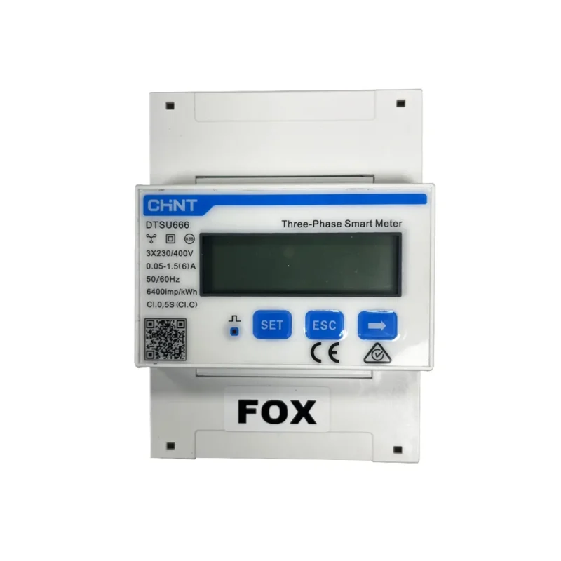 FoxESS Smart meter TPM 3-faser (6400imp:kWh) FoxESS Smart meter TPM 3-faser (6400imp:kWh)