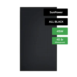 415W SunPower Maxeon 3 solcellepanel