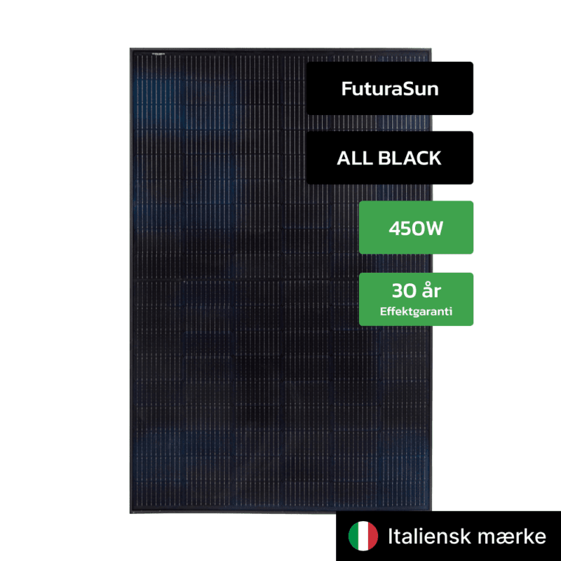 450W FuturaSun FU450M Silk® Nova Duetto All black N-Type