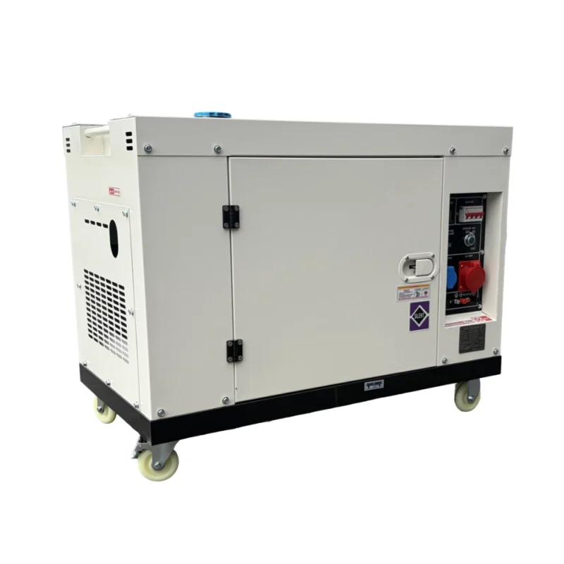 MikMa diesel generator 11 kW Dieselgenerator 11 kW med støjdæmpende kabinet