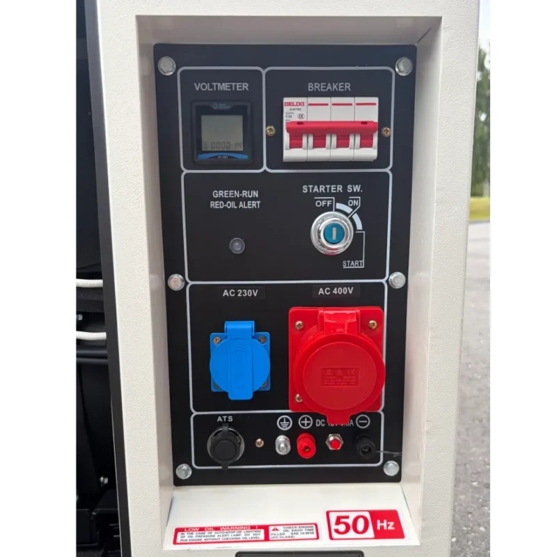 Dieselgenerator 11 kW med støjdæmpende kabinet